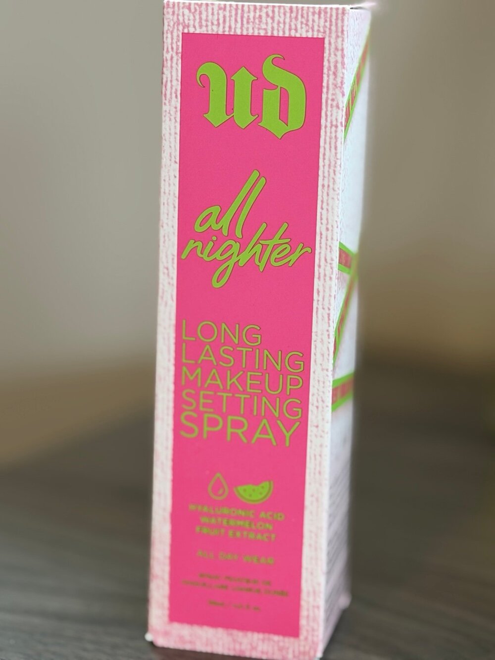 Urban Decay All Nighter Watermelon Setting Spray NEW